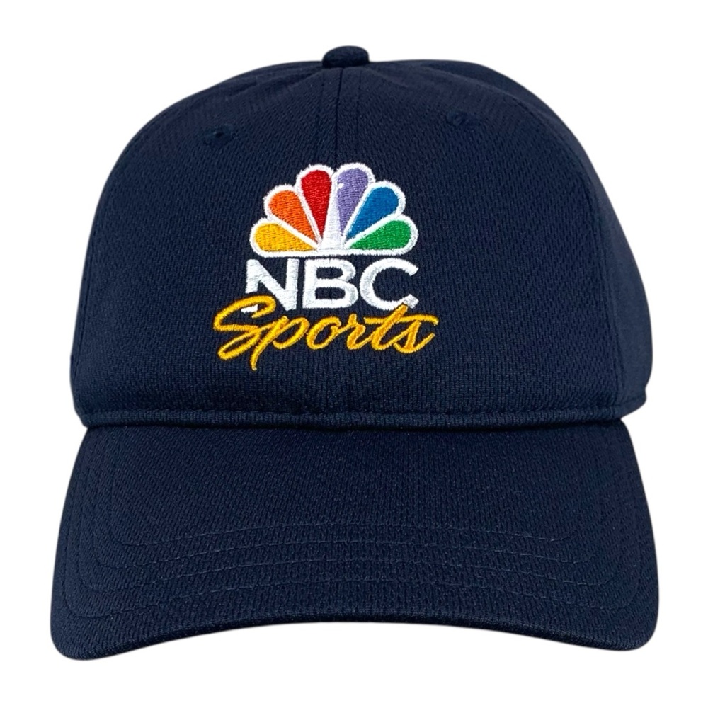 NBC Sports Peacock Logo‎ Navy Adjustable Strapback Hat Pukka Cap